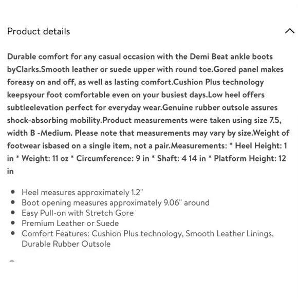 NIB Clarks Demi Beat Slip On Ankle Boots Booties Tan Brown Suede 8.5M 39.5 - Picture 11 of 12